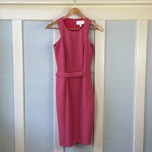 Boss Dalanea Pink Self Belt Dress 💕